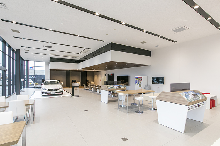 施工写真：日産プリンス大分販売株式会社 大分本店2